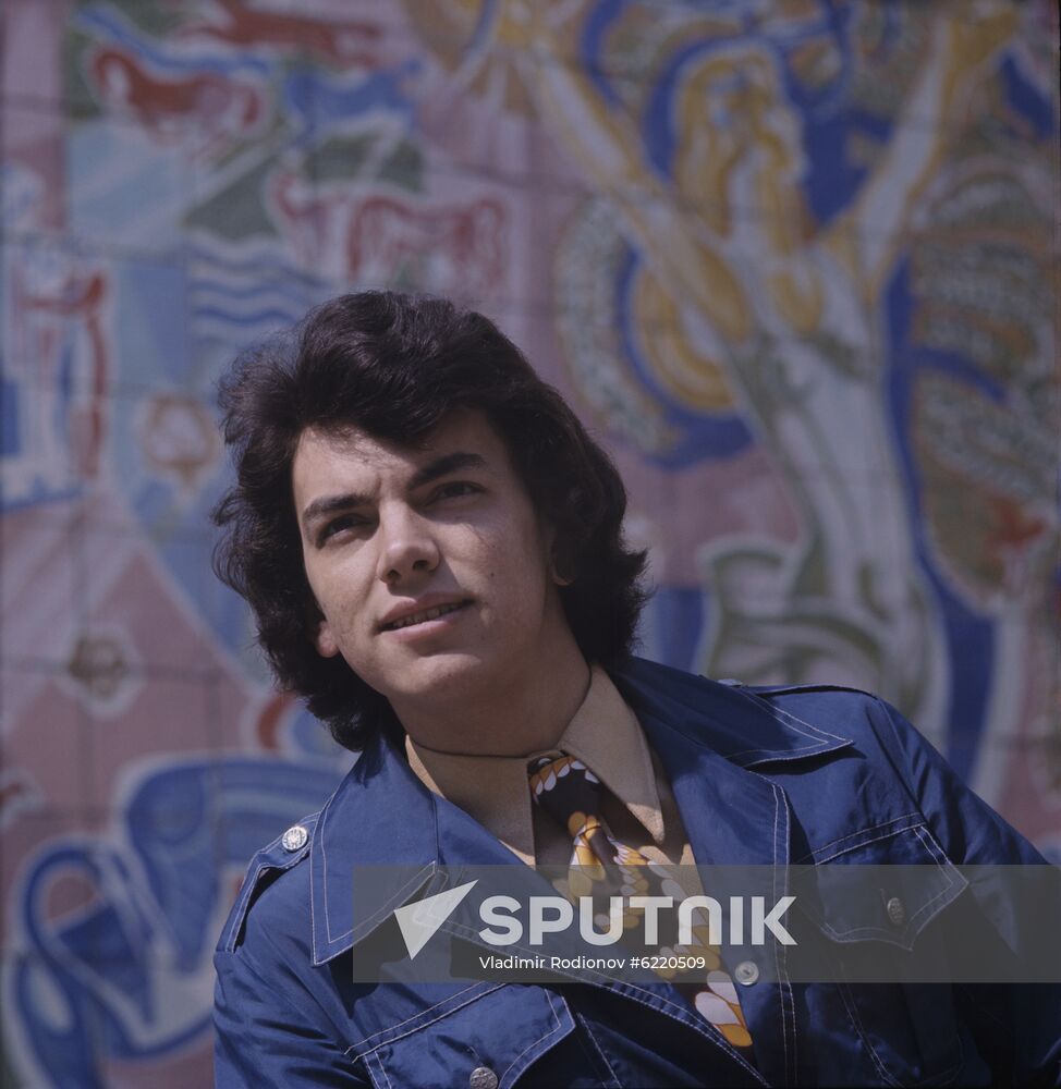 Pop singer Sergei Zakharov