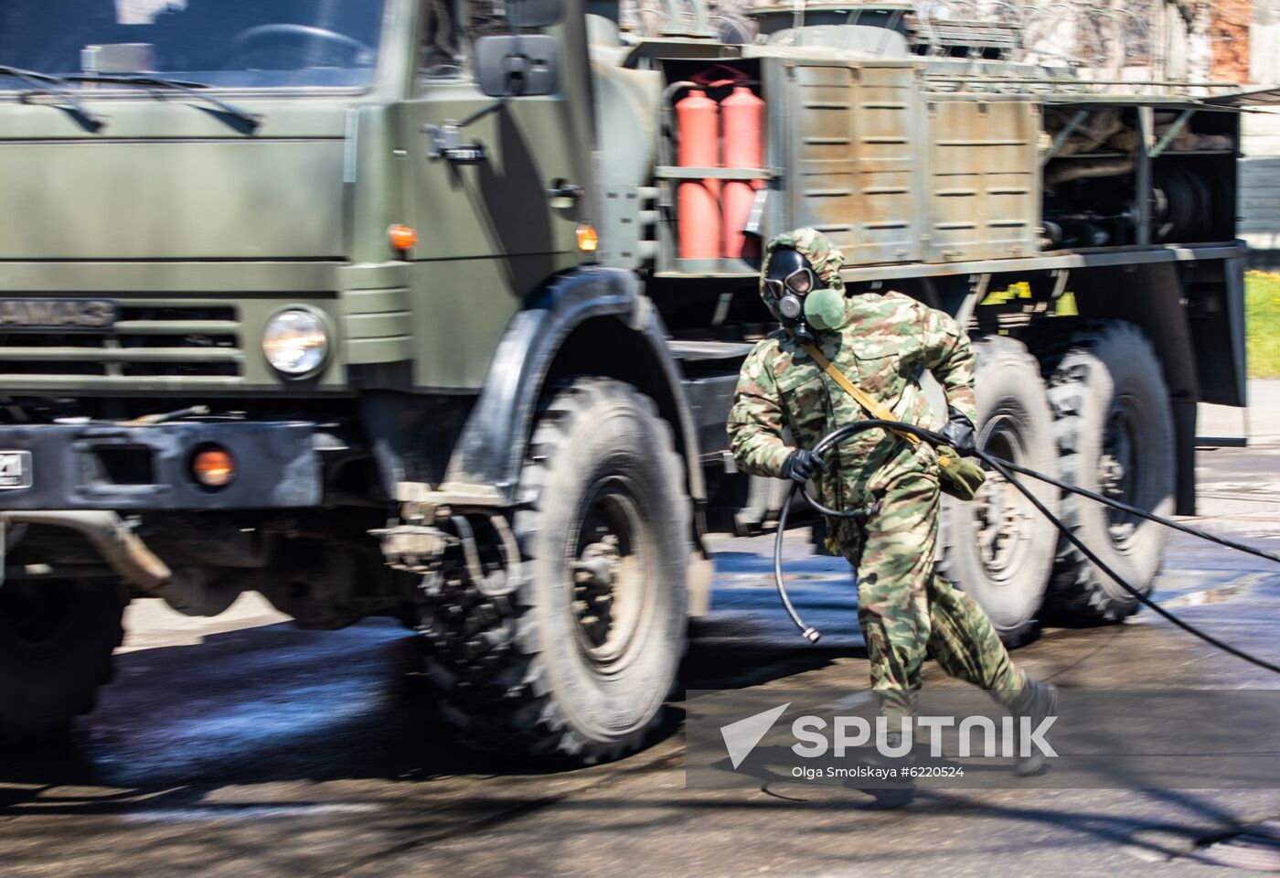 Russia Coronavirus Disinfection