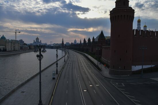 Russia Coronavirus Lockdown 