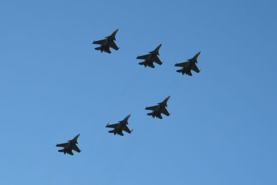 Russia Victory Day Parade Rehearsal