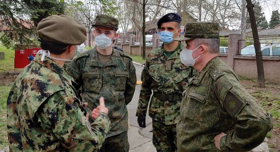 Serbia Russia Coronavirus Aid