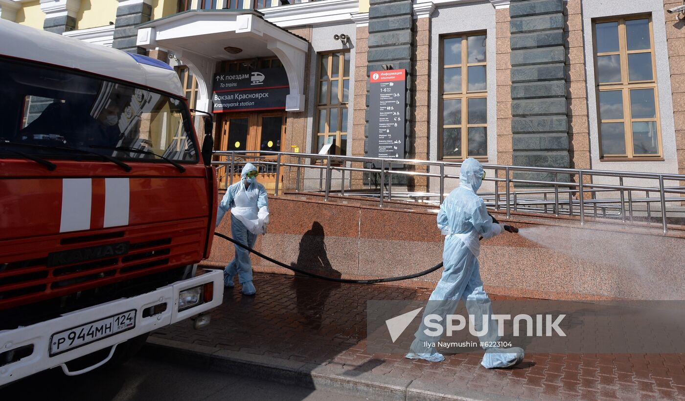 Russia Coronavirus Disinfection