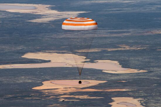 Kazakhstan Space Station Landing