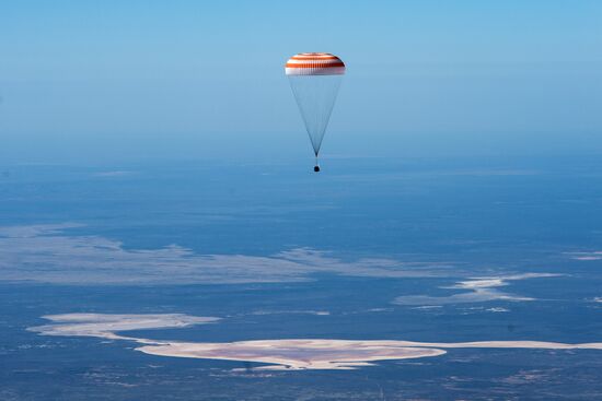 Kazakhstan Space Station Landing