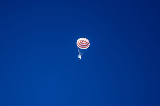 Kazakhstan Space Station Landing