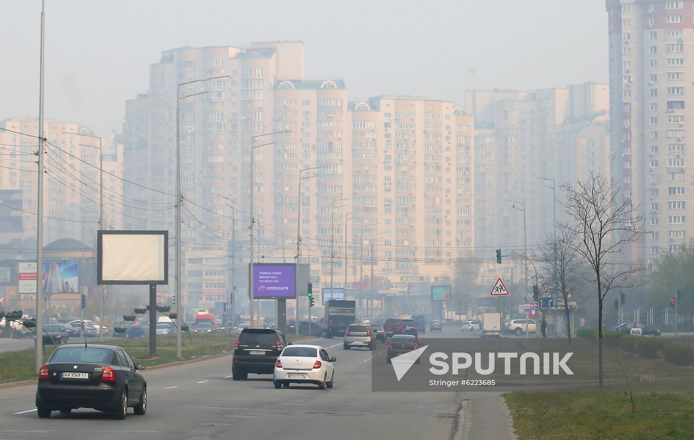 Ukraine Chernobyl Forest Fire