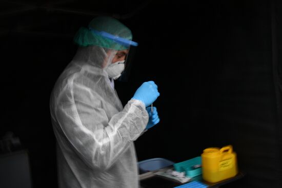 Russia Coronavirus Tests