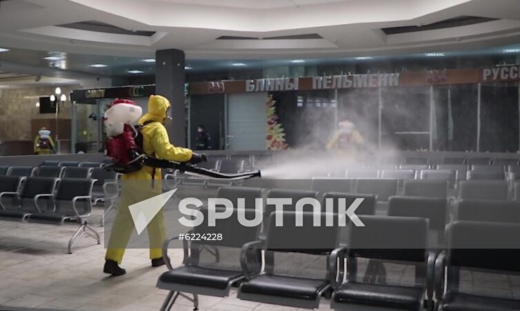 Russia Coronavirus Disinfection