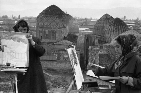 Shah-i-Zinda necropolis in Samarkand