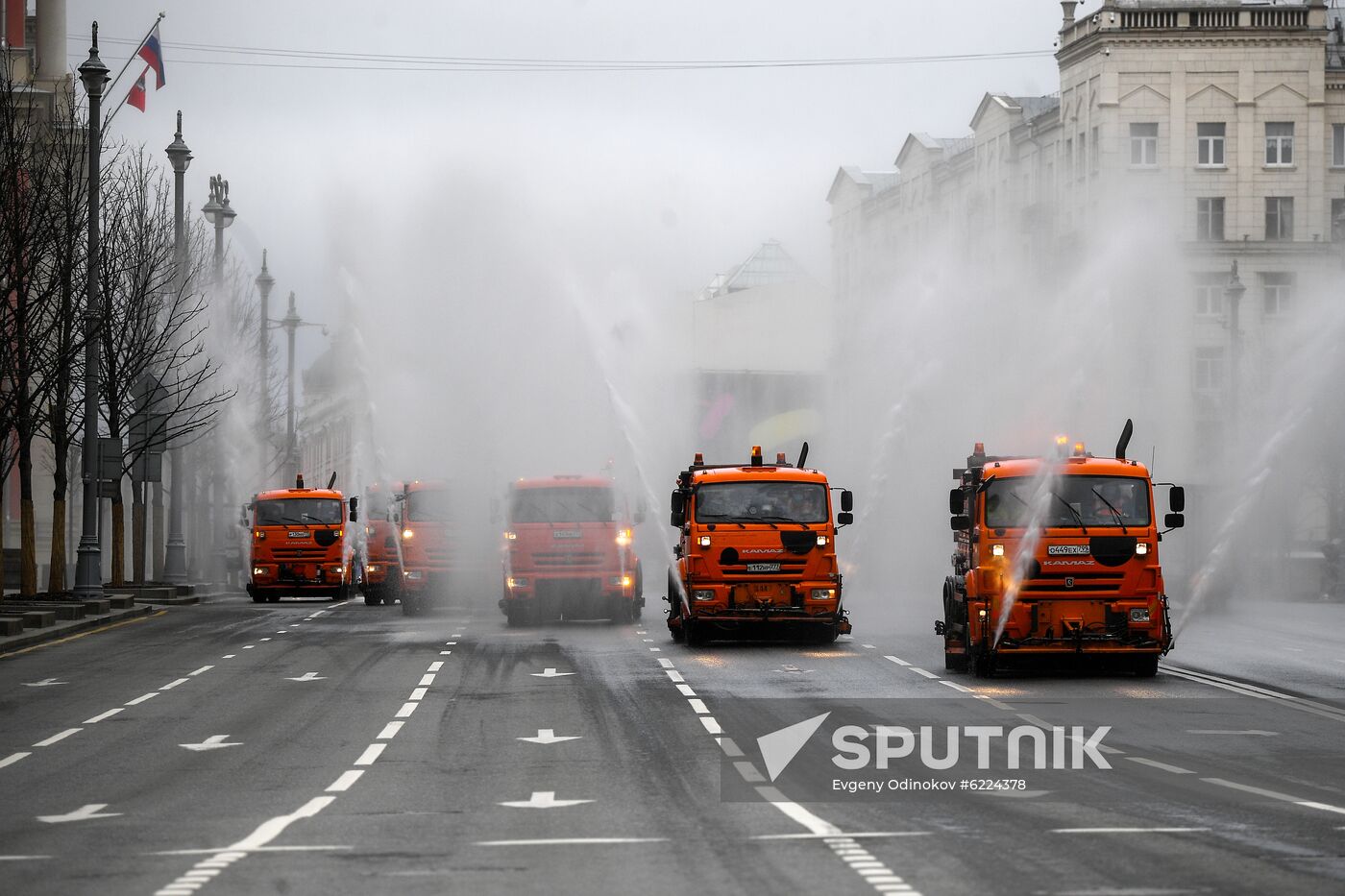 Russia Coronavirus Disinfection