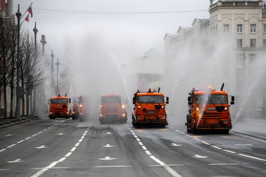 Russia Coronavirus Disinfection