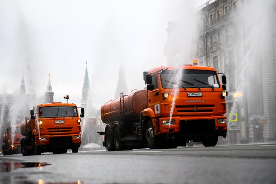 Russia Coronavirus Disinfection