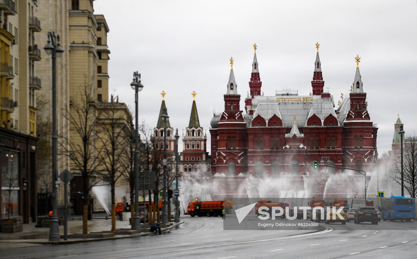 Russia Coronavirus Disinfection