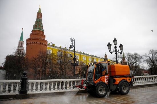 Russia Coronavirus Disinfection