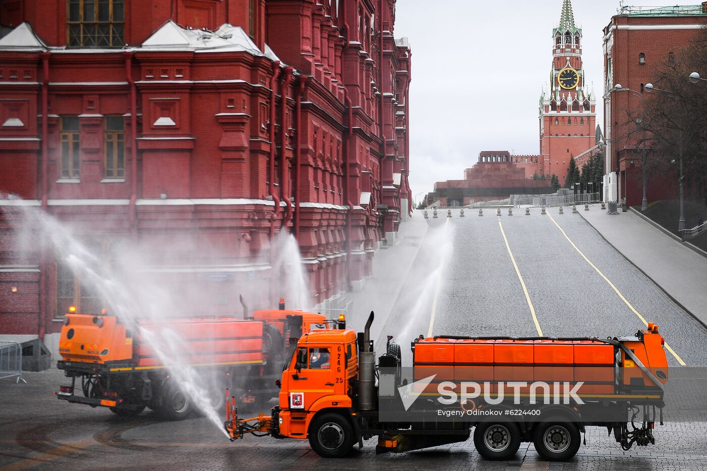 Russia Coronavirus Disinfection