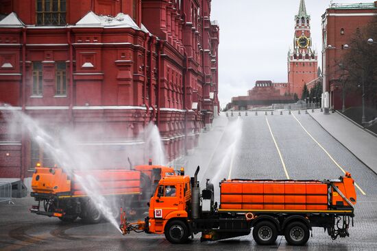 Russia Coronavirus Disinfection