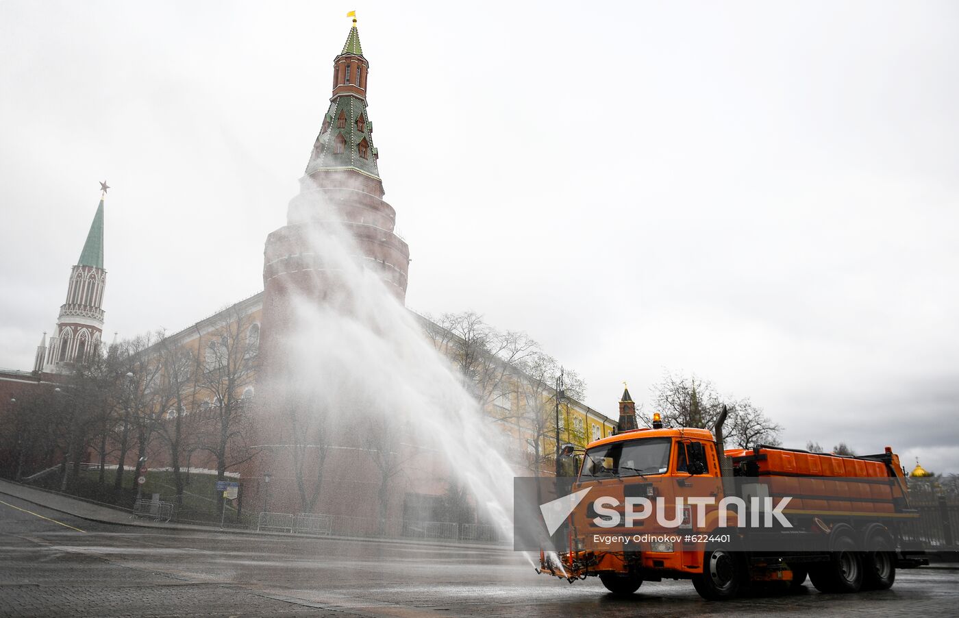 Russia Coronavirus Disinfection