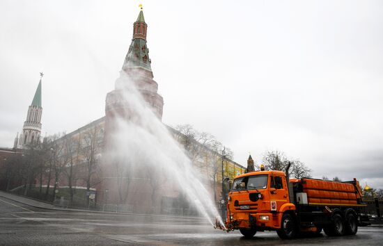 Russia Coronavirus Disinfection
