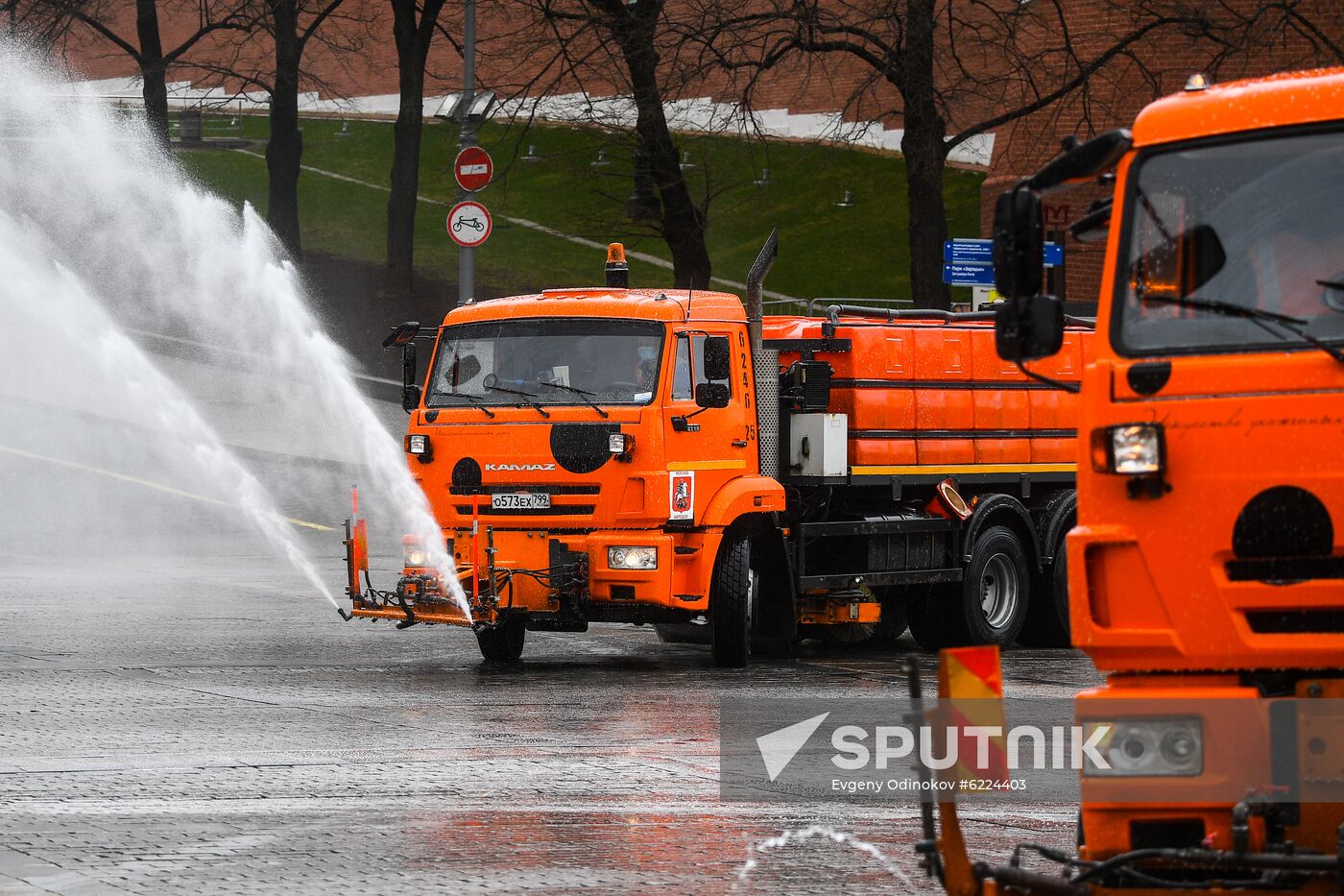 Russia Coronavirus Disinfection