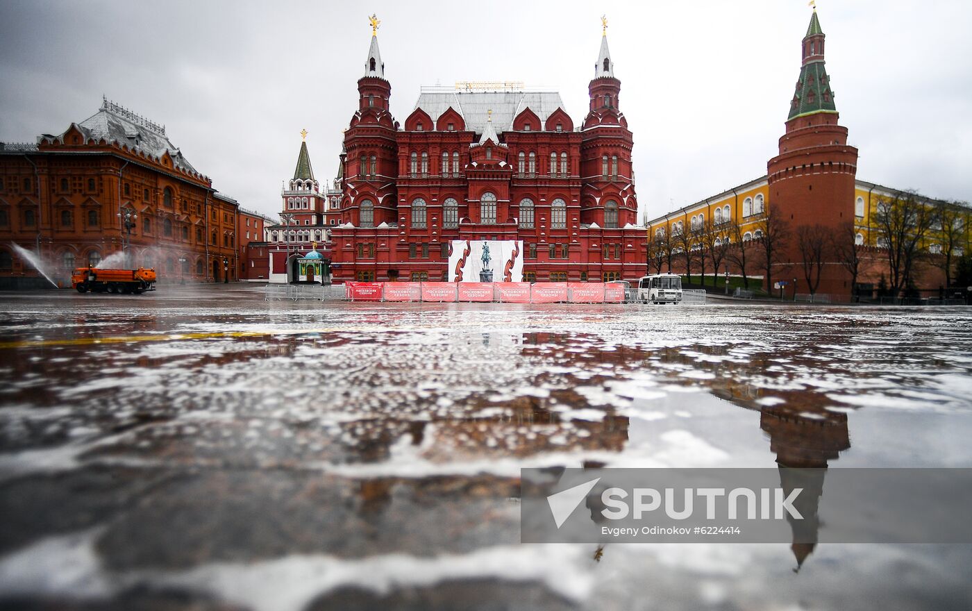 Russia Coronavirus Disinfection