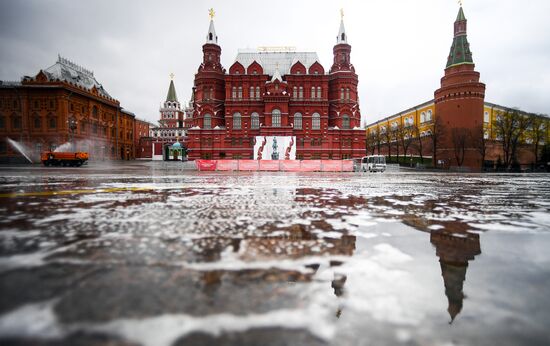 Russia Coronavirus Disinfection
