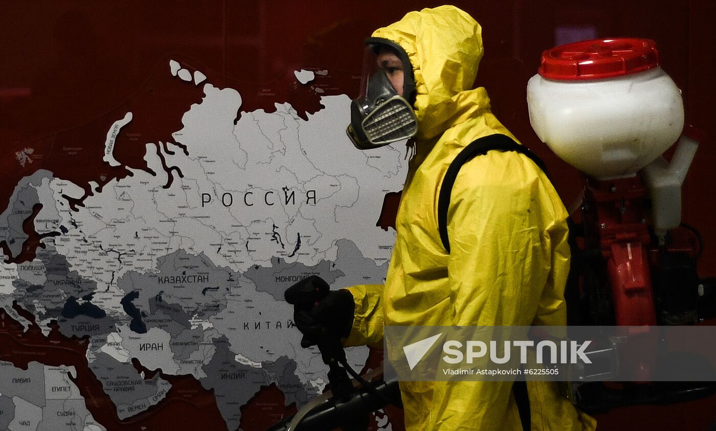 Russia Coronavirus Disinfection