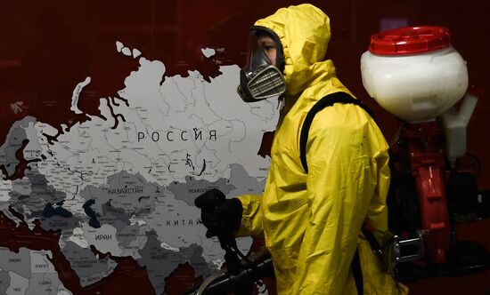 Russia Coronavirus Disinfection