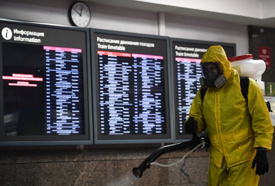 Russia Coronavirus Disinfection