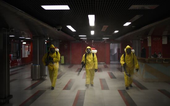 Russia Coronavirus Disinfection