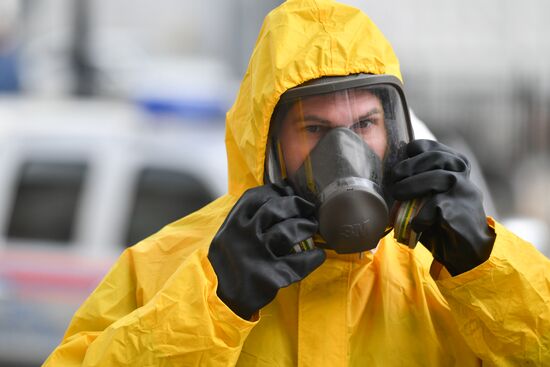 Russia Coronavirus Disinfection