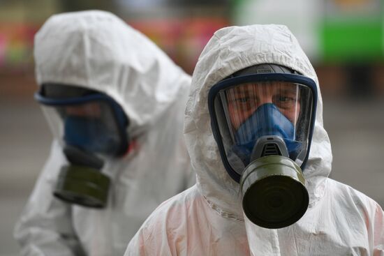 Russia Coronavirus Disinfection