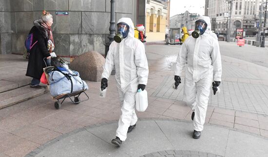 Russia Coronavirus Disinfection
