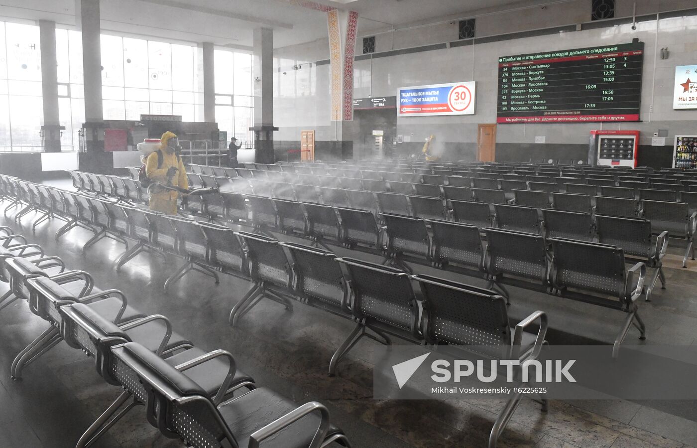 Russia Coronavirus Disinfection