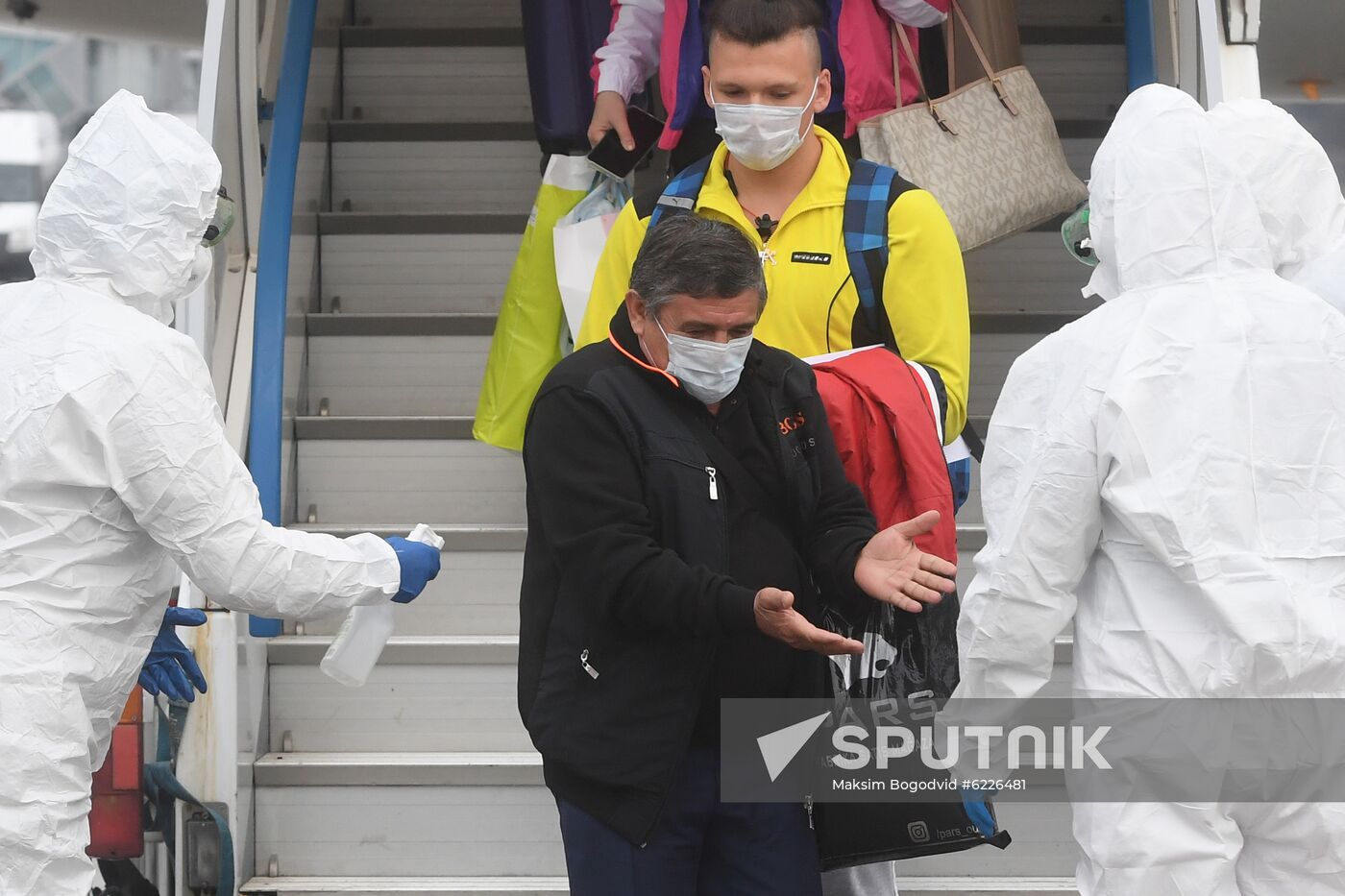 Russia Coronavirus Tourists Return