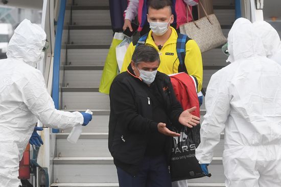 Russia Coronavirus Tourists Return