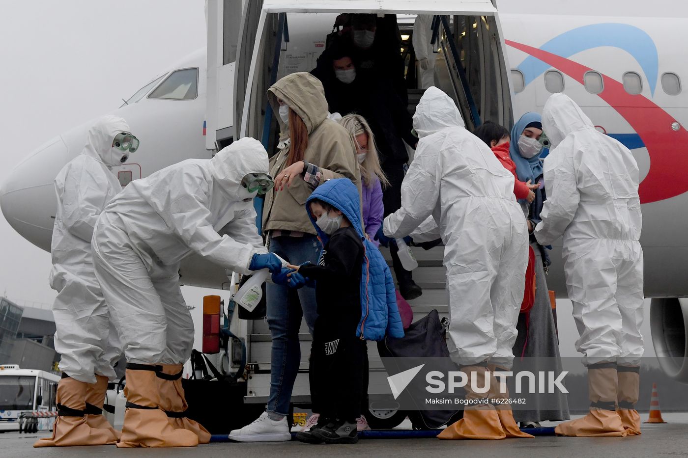 Russia Coronavirus Tourists Return