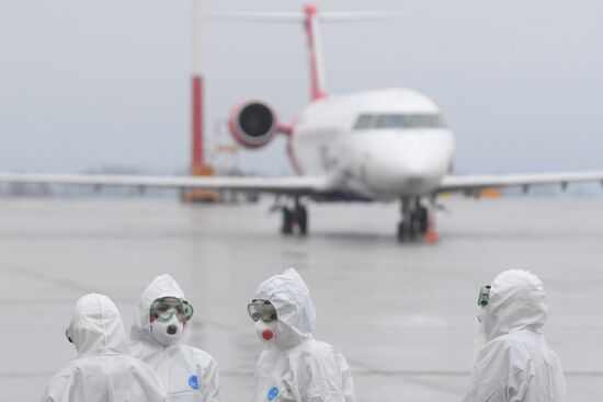 Russia Coronavirus Tourists Return