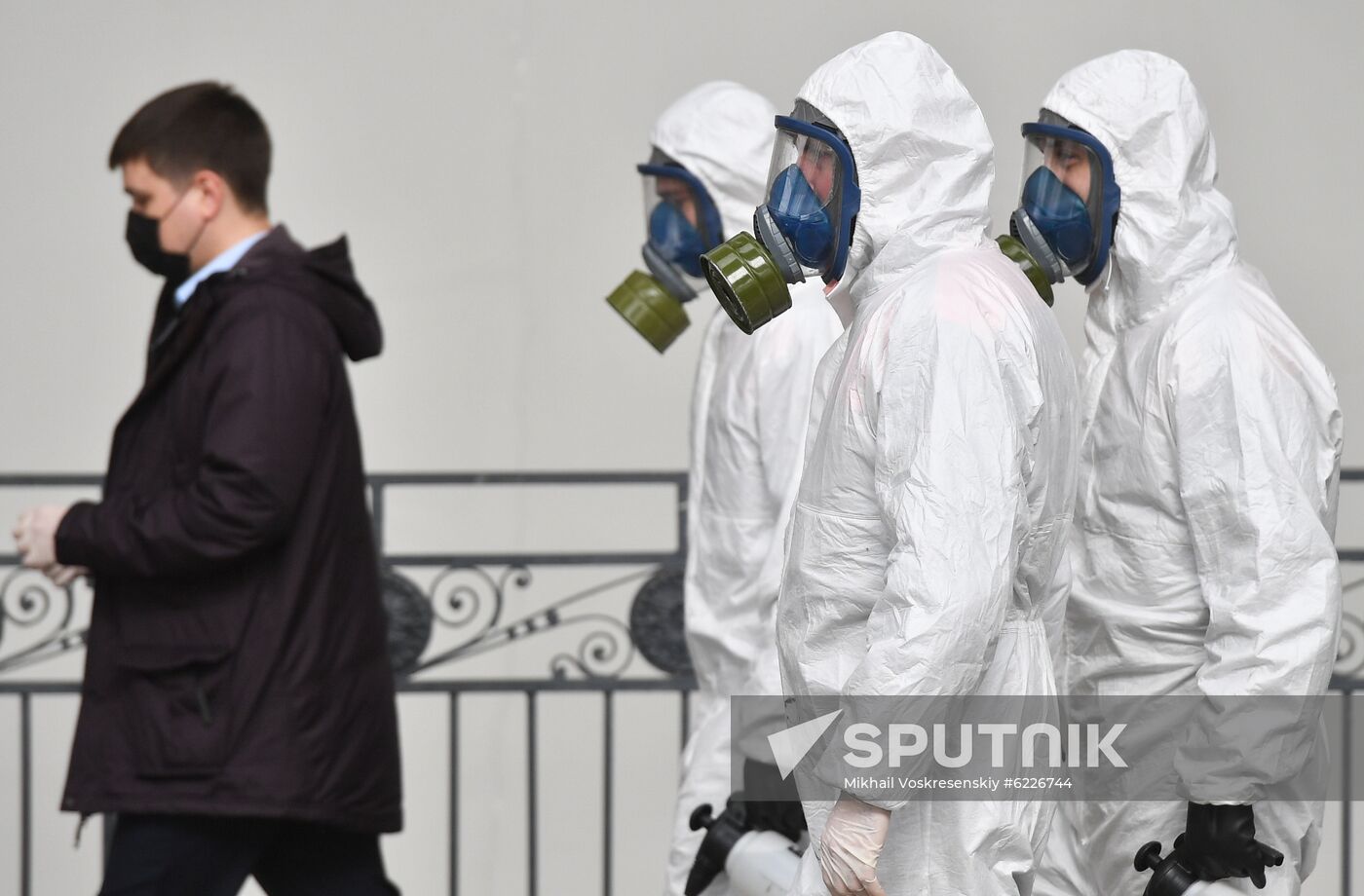 Russia Coronavirus Disinfection