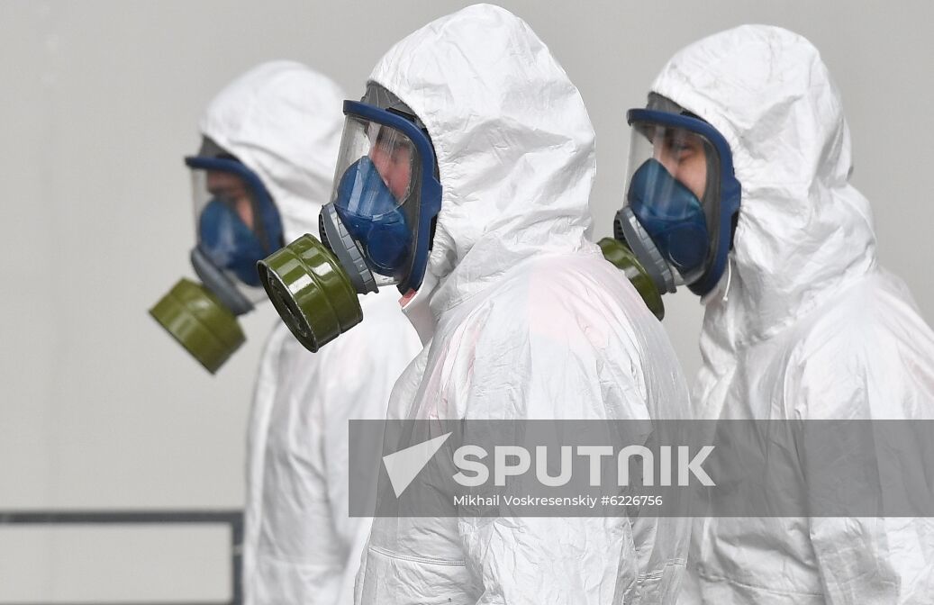 Russia Coronavirus Disinfection