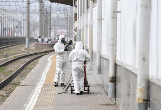 Russia Coronavirus Disinfection