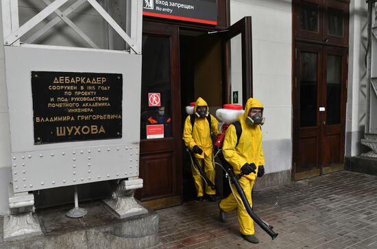 Russia Coronavirus Disinfection