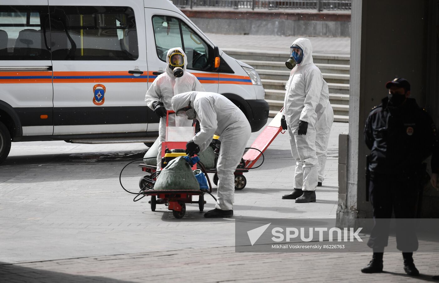 Russia Coronavirus Disinfection