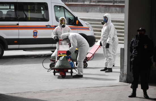 Russia Coronavirus Disinfection