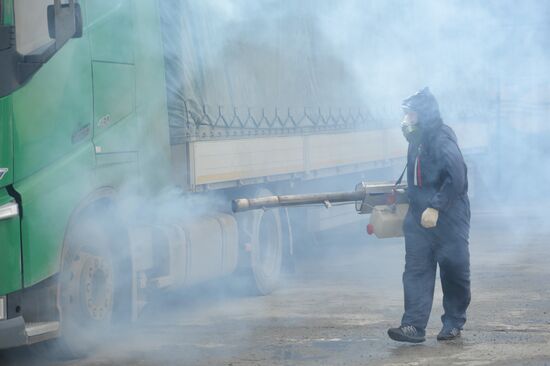 Russia Coronavirus Customs Control