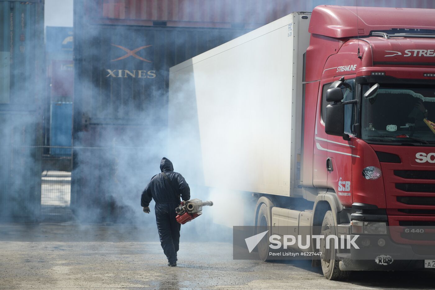 Russia Coronavirus Customs Control