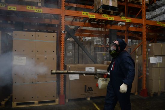 Russia Coronavirus Customs Control