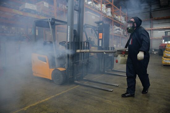 Russia Coronavirus Customs Control