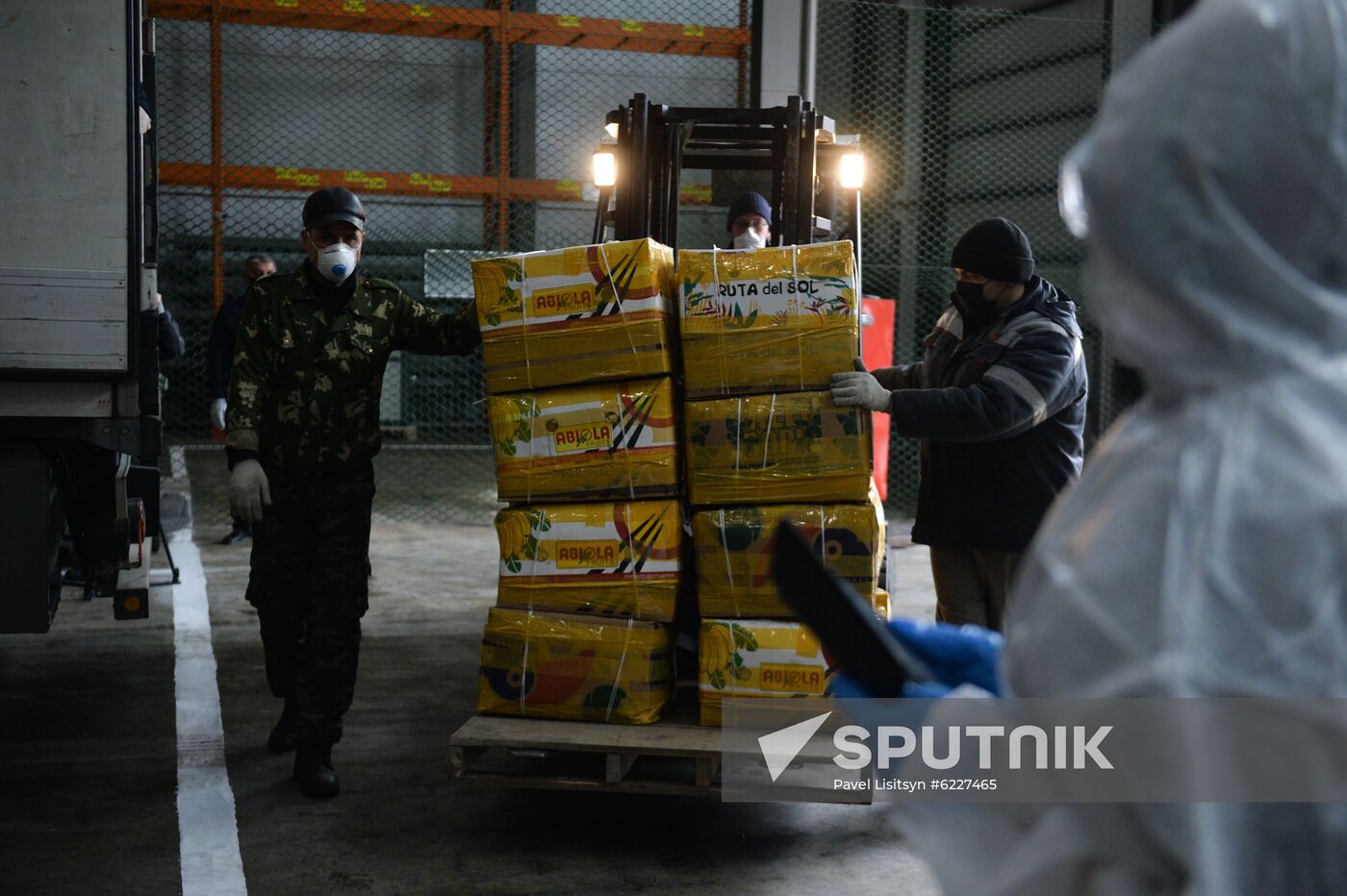 Russia Coronavirus Customs Control