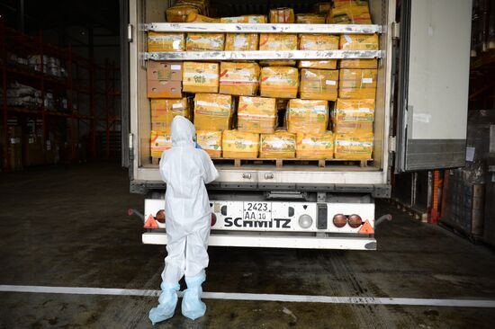 Russia Coronavirus Customs Control