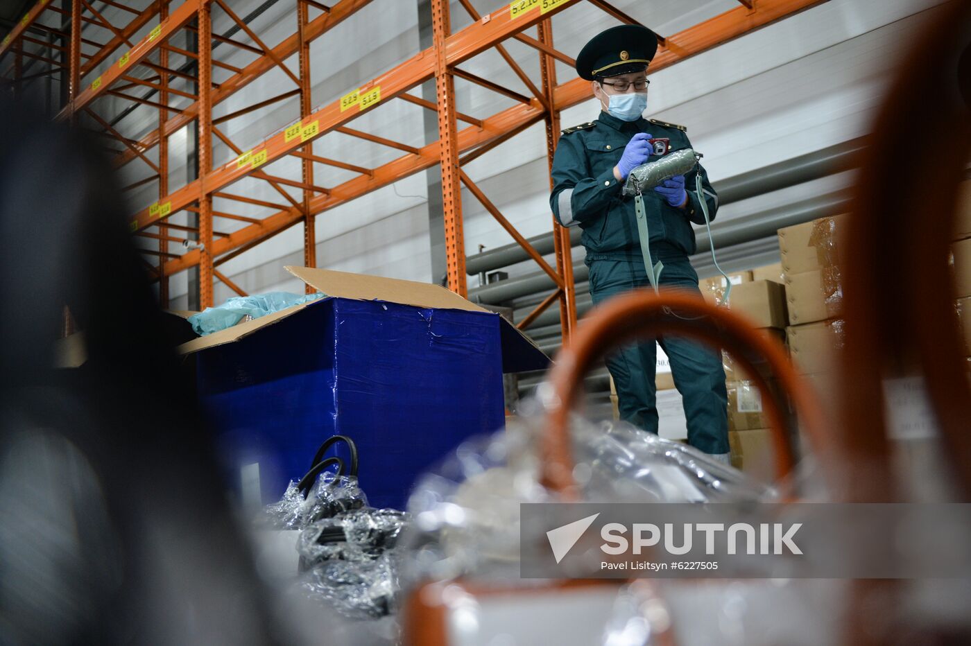 Russia Coronavirus Customs Control